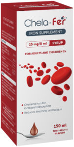 Chela-fer Tutti-Fruitti Flavour Iron Supplement Syrup 150ml