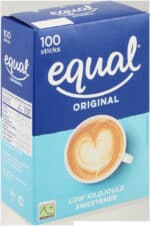 Equal Original Low Kilojoule Sweetener Sticks 100pk