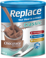 Replace Classic Chocolate Flavoured Nutritional Supplement 850g