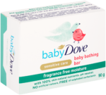 Baby Dove Sensitive Care Fragrance Free Moisture Baby Bathing Bar 90g