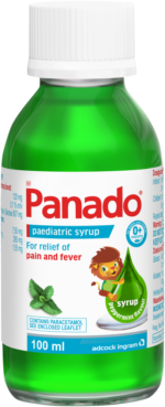 Panado Peppermint Flavour Paediatric Syrup 100ml