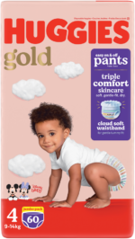 Huggies Gold Size 4 Disposable Nappy Pants 60pk