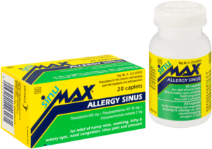 Sinumax Allergy Sinus Relief Caplets 20pk