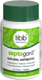 Tibb Septogard Natural Cold & Flu Antibiotic Tablets 60pk