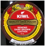 Kiwi Dark Brown Leather Shoe Polish 50ml