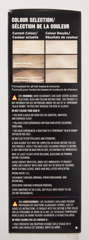 Revlon ColorStay Ultra Light Ash Blonde Longwear Cream Colour 1s