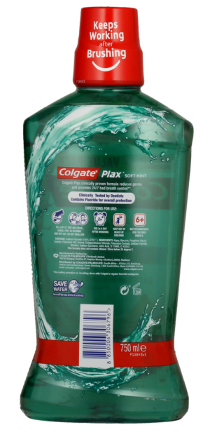 Colgate Plax Soft Mint Mouthwash 750ml