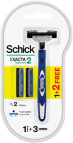 Schick Exacta 2 System Sensitive Disposable Razor 4pc