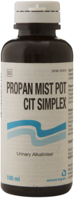 Propan Mist Pot CIT Simplex Urinary Alkaliniser 100ml