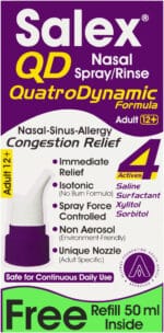 Salex QD Adult Nasal Spray & Rinse 50ml