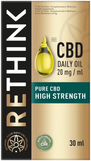 Rethink 20mg CBD Daily Oil 30ml