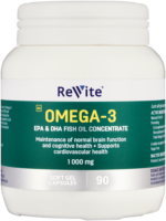 Revite 1000mg Omega-3 Softgel Capsules 90pk