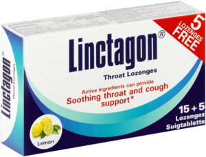 Linctagon Lemon Throat Lozenges 20pk