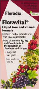 Floradix Floravital Liquid Iron & Vitamin Formula 250ml