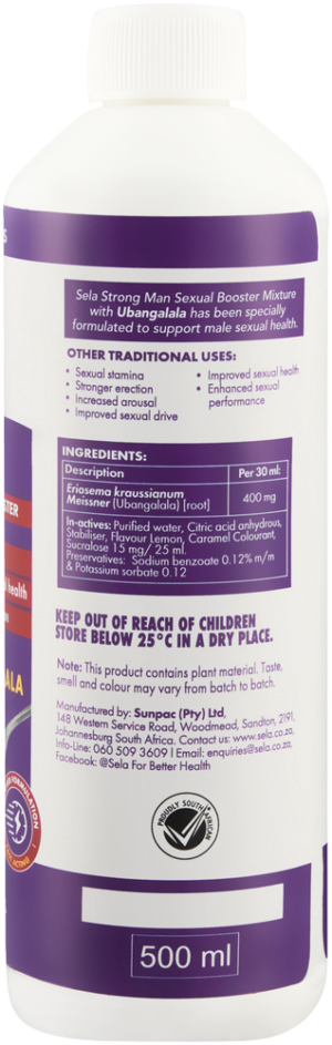 SELA Strong Man Sexual Booster 500ml