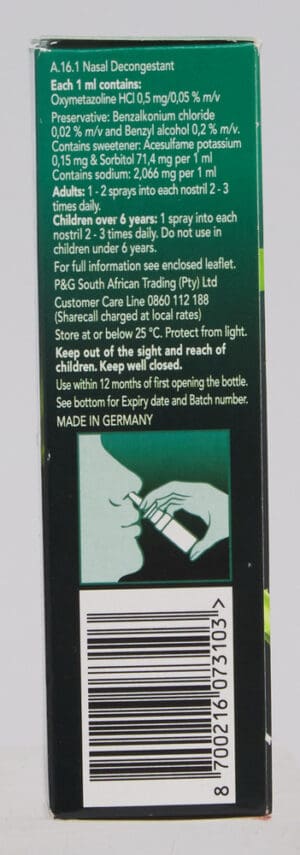 Iliadin Aloe Metered Nasal Spray 15ml