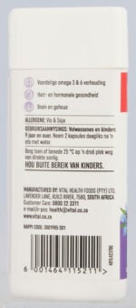 Vital Omega 3 & 6 Softgel Capsules 30pk