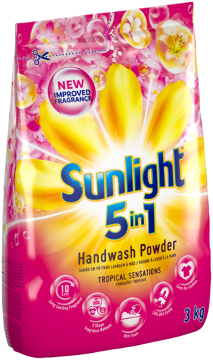 Sunlight Tropical Sensations 5-in-1 Hand Washing Powder Detergent 3kg