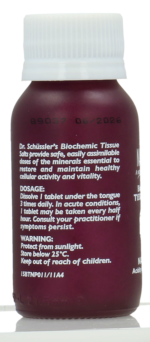 Natura Nat Phos Biochemic Tissue Salt Tablets 125pk