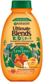 Garnier Ultimate Blends Apricot 2 in 1 Kids Shampoo & Detangler 250ml