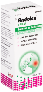 Andolex Mouth and Throat Spray 30ml