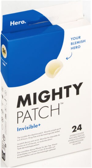 Hero Mighty Patch Invisible+ Hydrocolloid Patches 24pk
