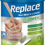 Replace Diabetic Chocolate Flavoured Nutritional Supplement 400g