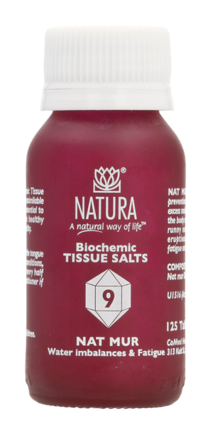 Natura Nat Mur Biochemic Tissue Salt Tablets 125pk