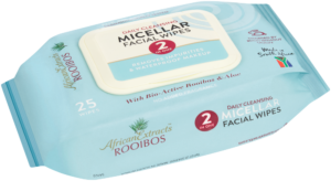 African Extracts Rooibos Daily Cleansing Micellar Facial Wipes 25pk