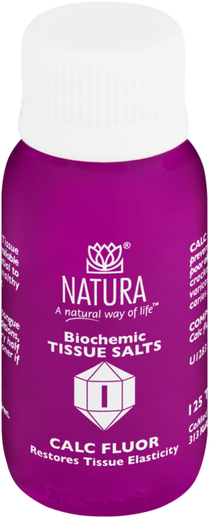 Natura Calc Fluor Biochemic Tissue Salt Tablets 125pk
