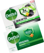 Dettol Skin Detox Hygiene Bath Bar Soap 175g