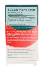 Himalaya Shatavari Veg Capsules 60pk