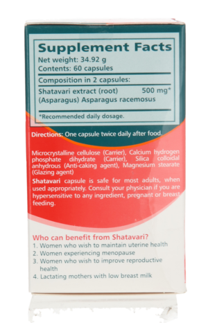 Himalaya Shatavari Veg Capsules 60pk