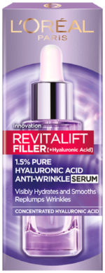 L'oréal Paris Revitalift Filler 1.5% Pure Hyaluronic Acid Anti-Wrinkle Serum 30ml