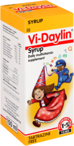 Vi-daylin Syrup Daily Multivitamin Supplement 150ml