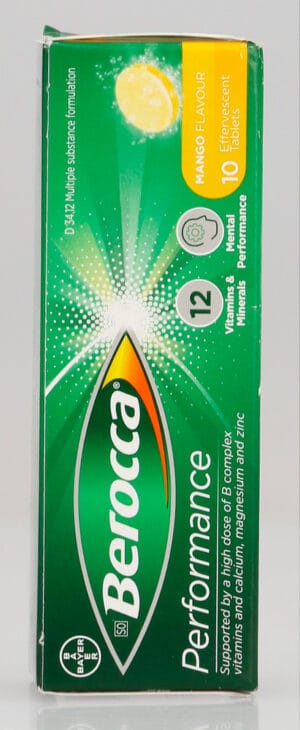 Berocca Performance Mango Flavour Effervescent Tablets 10pk