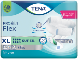 image-0 TENA ProSkin Super Adult Incontinence Flex Briefs 30pk