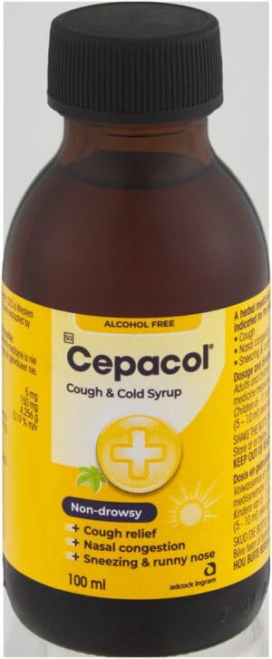 Cepacol Non-Drowsy Cough & Cold Syrup 100ml