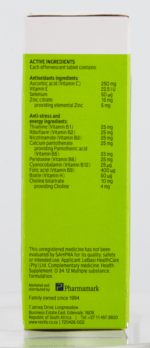 Revite Super B Energy & Anti-Stress Effervescent Tablets 30pk