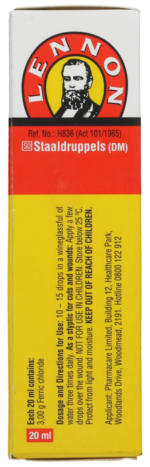 Lennon Staaldruppels (DM) Solution 20ml