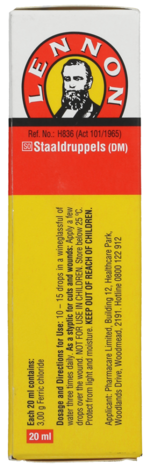 Lennon Staaldruppels (DM) Solution 20ml