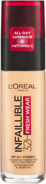 L'oréal Paris Infaillible Golden Honey SPF 25 32H Fresh Wear Foundation 30ml