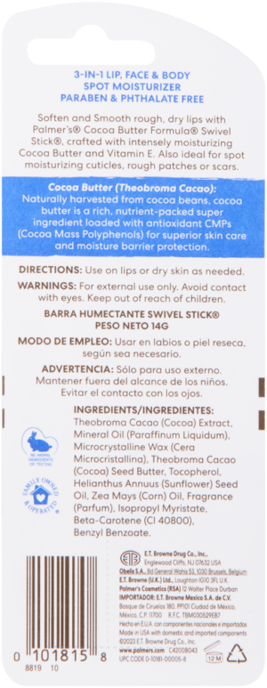 Palmer's Cocoa Butter Formula Swivel Stick 14g