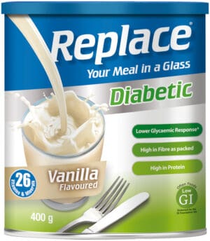 Replace Diabetic Vanilla Flavoured Meal Replacement 400g