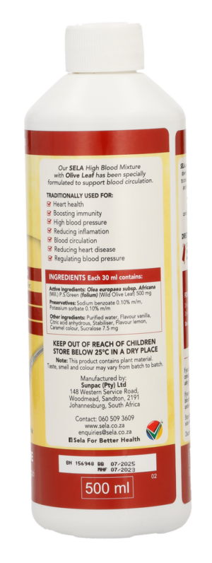 SELA High Blood Mixture 500ml
