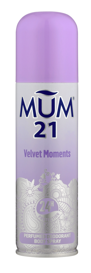 MUM 21 Velvet Moments Perfumed Deodorant Body Spray 120ml