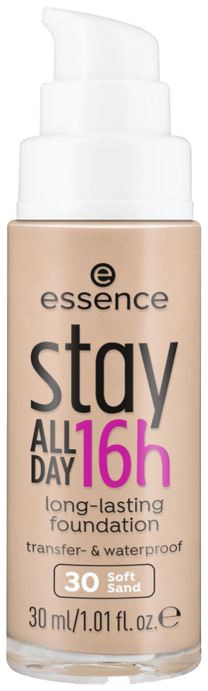 Essence 30 Soft Sand Stay All Day 16H Long-Lasting Foundation 30ml