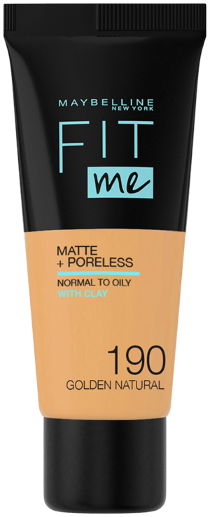 image-0 Maybelline Fit Me Golden Natural Matte & Poreless Foundation 30ml