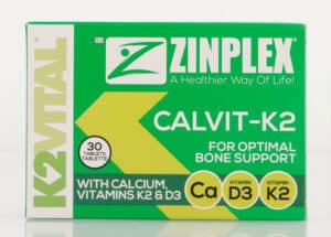 Zinplex Calvit-K2 Bone Support Tablets 30pk