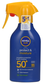 Nivea SUN SPF50+ Protect & Moisture Sunscreen Trigger Spray 270ml